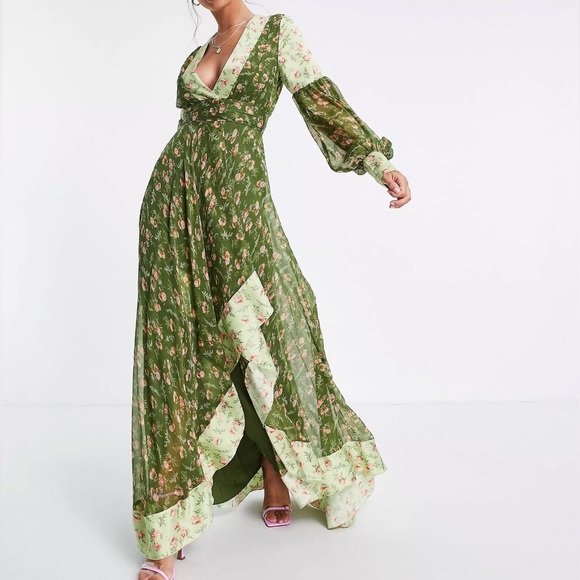 ASOS Dresses & Skirts - ASOS DESIGN Floral Print Tall Maxi Dress